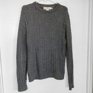 Braided Cable Knit SWEATER / LIGHT GRAY / H&M L.O.